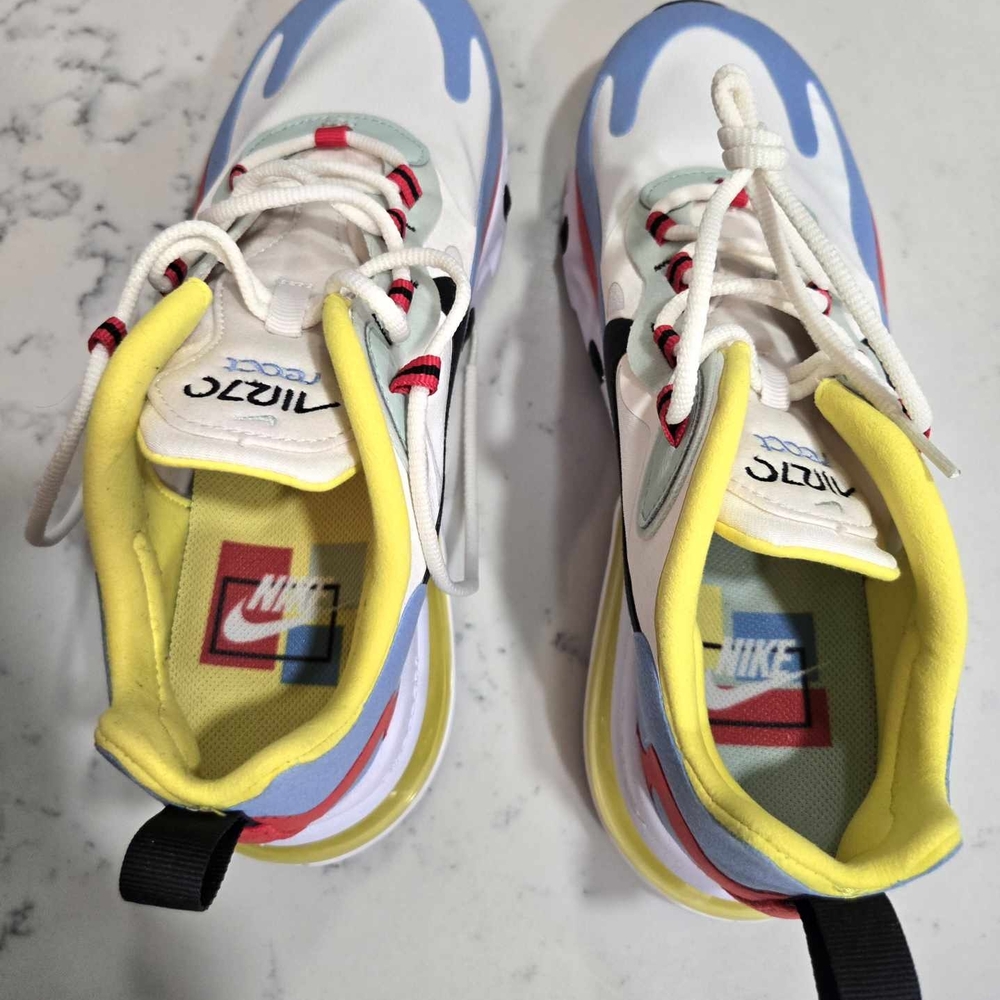 Nike Women’s SZ.9 Air Max 270 React " Bauhaus" Running Shoes AT6174-002 New - Picture 9 of 16